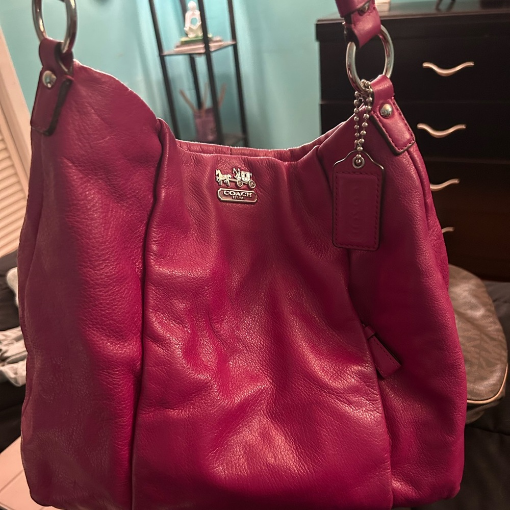 Coach hot pink Barbie purse